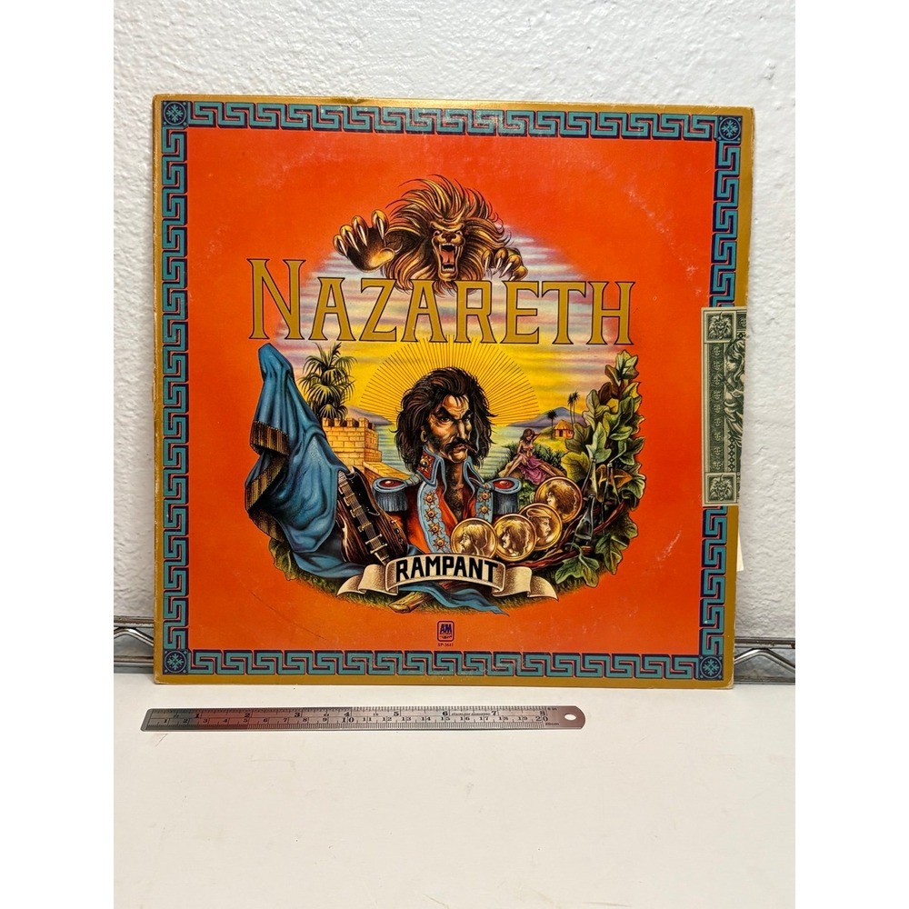 Nazareth Rampant LP Vinyl Record (1974 A&M SP-3641) Hard Rock Classic